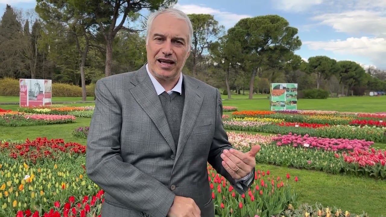 Giuseppe Sigurt&agrave; racconta lo Show Garden dei Tulipani | Tulipanomania 2025 al Parco Sigurt&agrave;