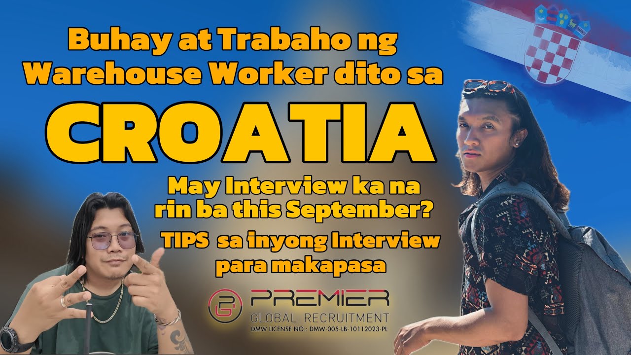 Buhay ng Warehouse Worker sa Croatia🇭🇷 (Interview mo na rin ba sa Septemeber?Premiere Global Agency)