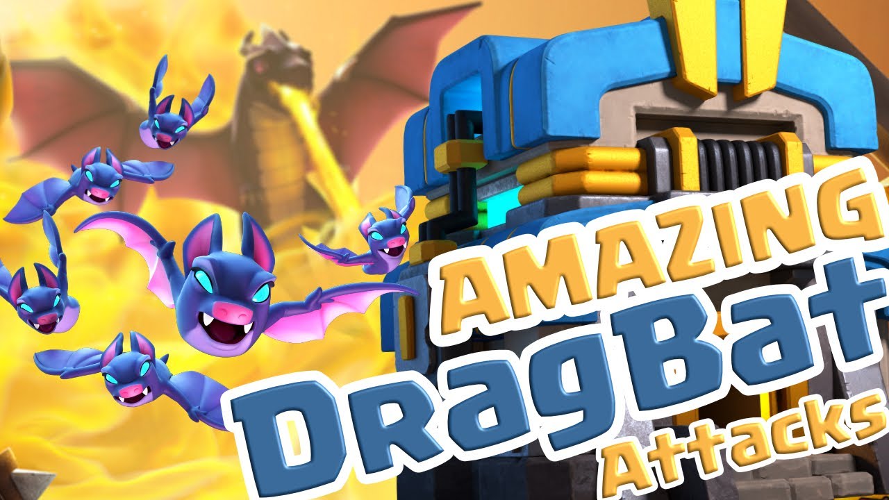 Amazing TH12 DragBat Attacks