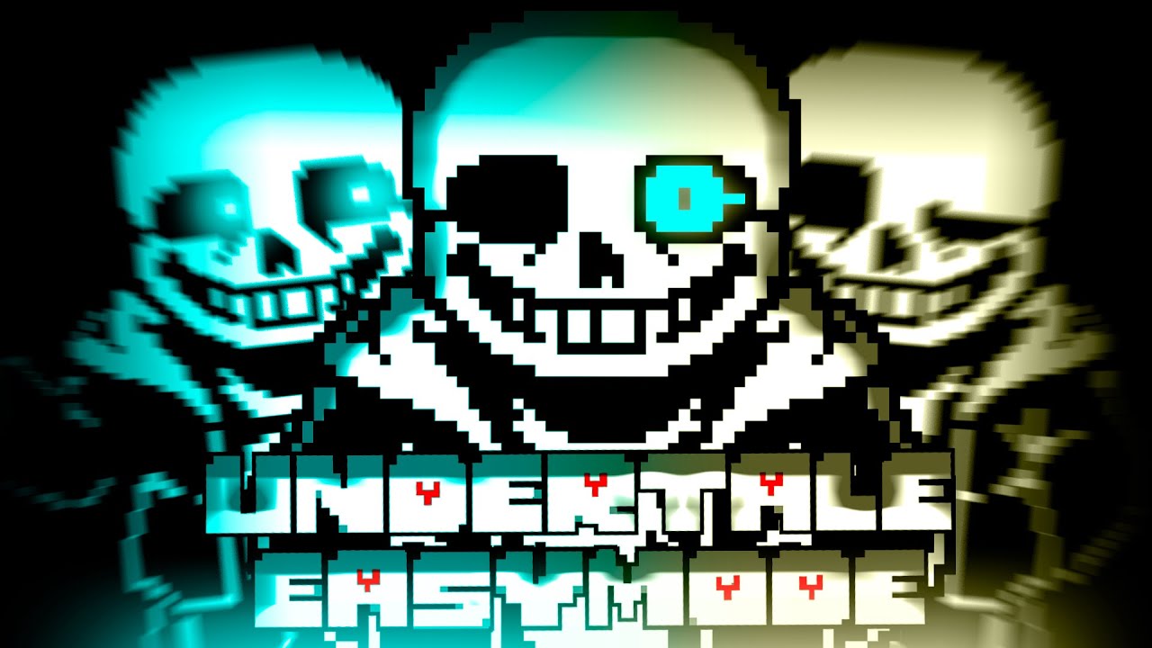 UNDERTALE: Easy Mode Sans Fight Full Phase 1~2 (But Still Demo)