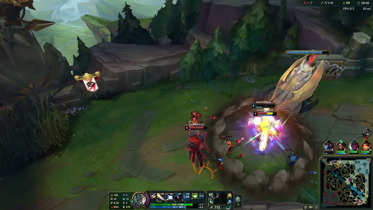 Lucian flex queue game, with friends.
