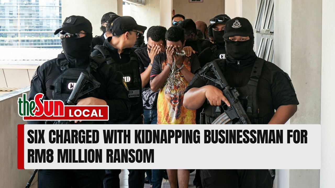 Six charged with kidnapping businessman for RM8 million ransom