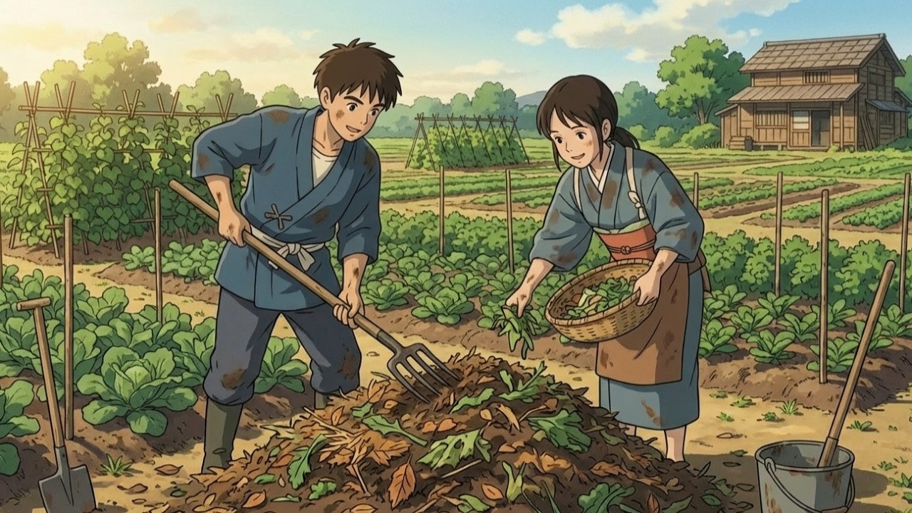 Life in the Ecological Garden: Embracing Nature’s Harmony | Ghibli-Style Music & ASMR Sounds