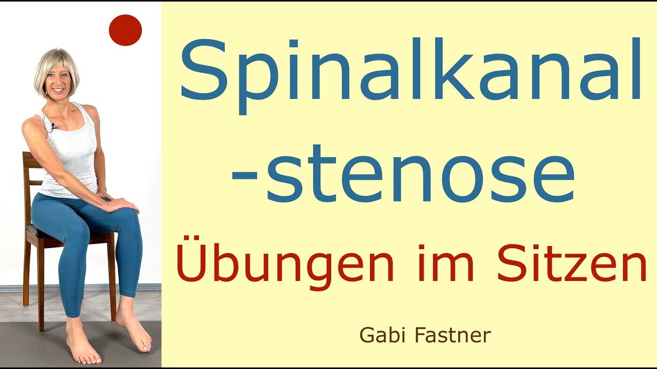 🦘 15 min. Spinalkanalstenose | Übungen im Sitzen, schmerzfreier unterer Rücken, ohne Geräte