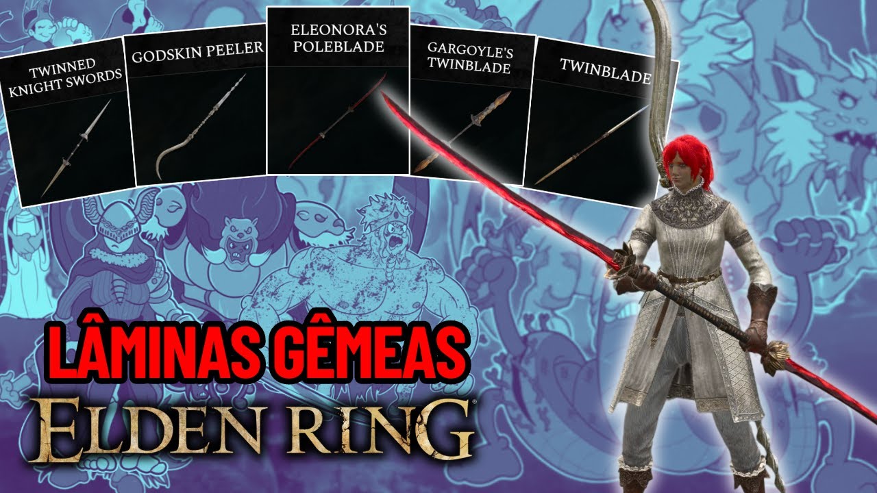 Elden Ring usando apenas LÂMINAS GÊMEAS (Twinblades)