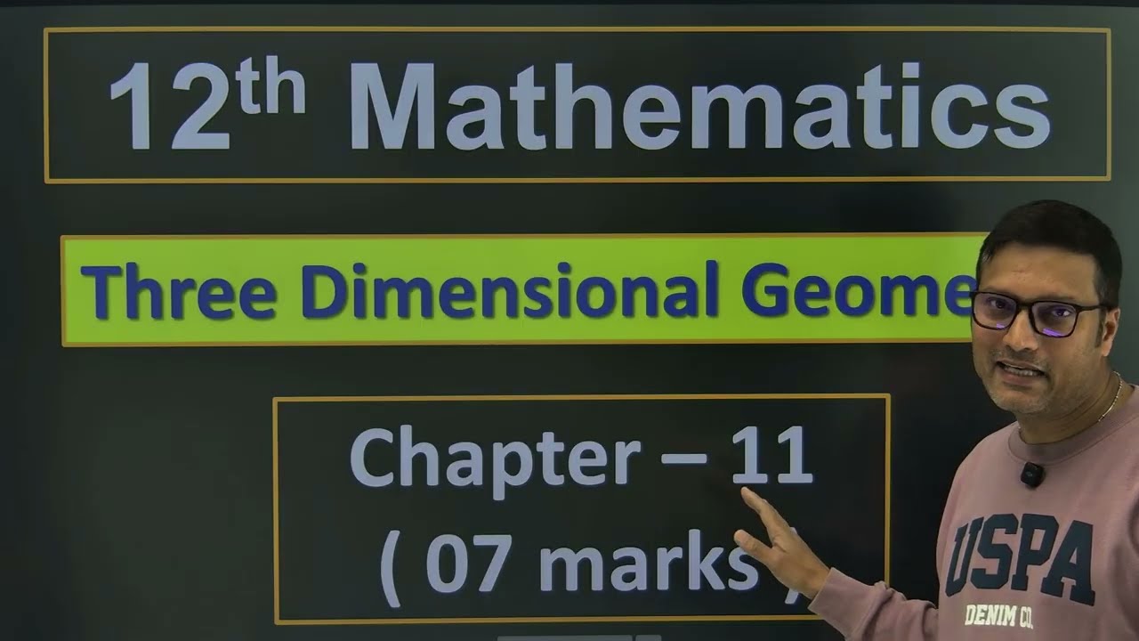 Three Dimensional Geometry | NCERT - Ex - 11.2 and Misc. Exercise | Class - 12th Mathematics