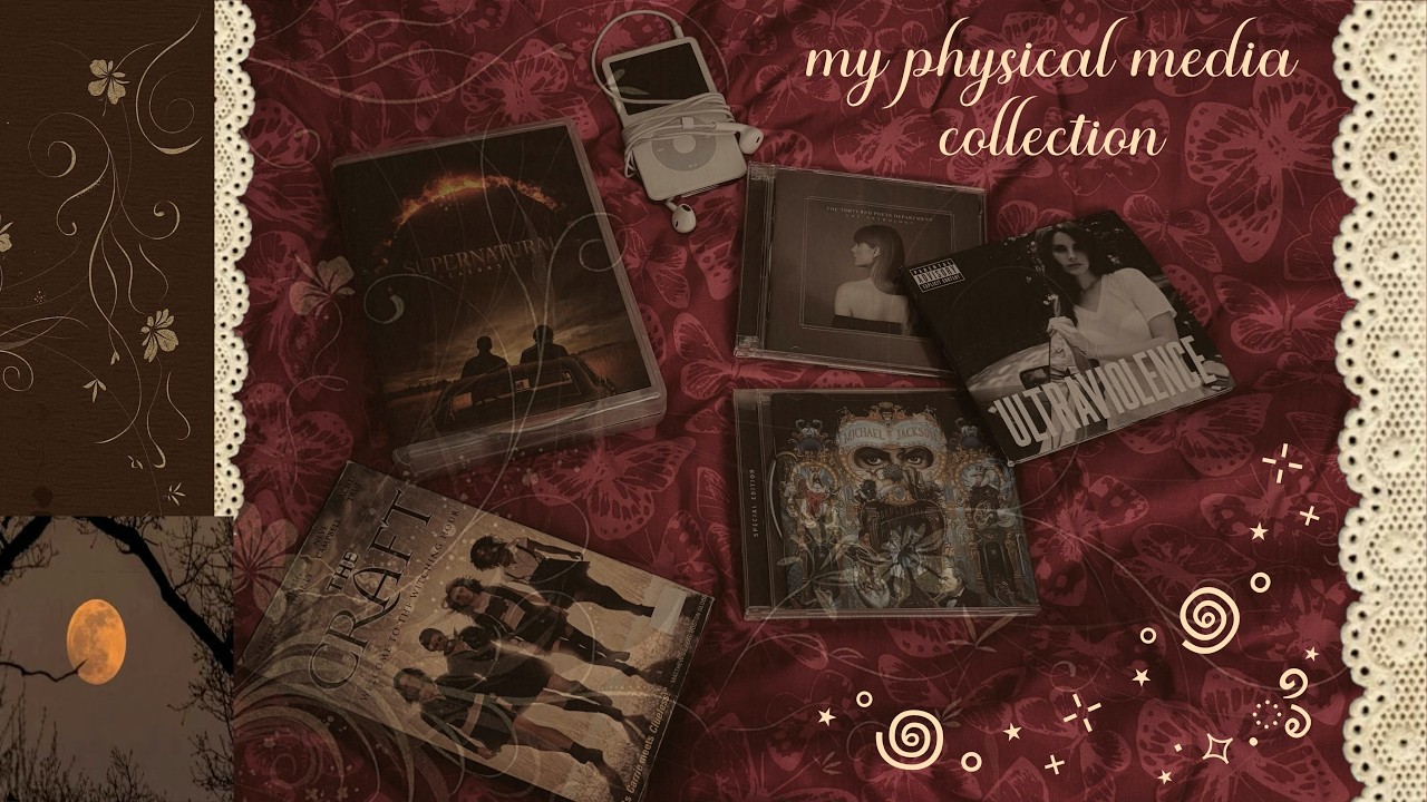 my physical media collection 🎧 *dvds, cds, and magazines* 𓂃 ࣪⋆💿˚ ༘