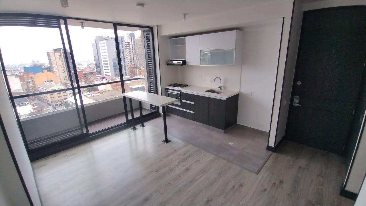 Bogotá, las nieves, 32 M2, 1 alcoba, VISTA PANORAMICA 