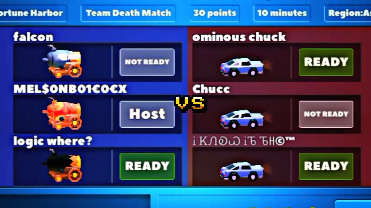 3 Cannons VS 3 Chucks | Crash of Cars