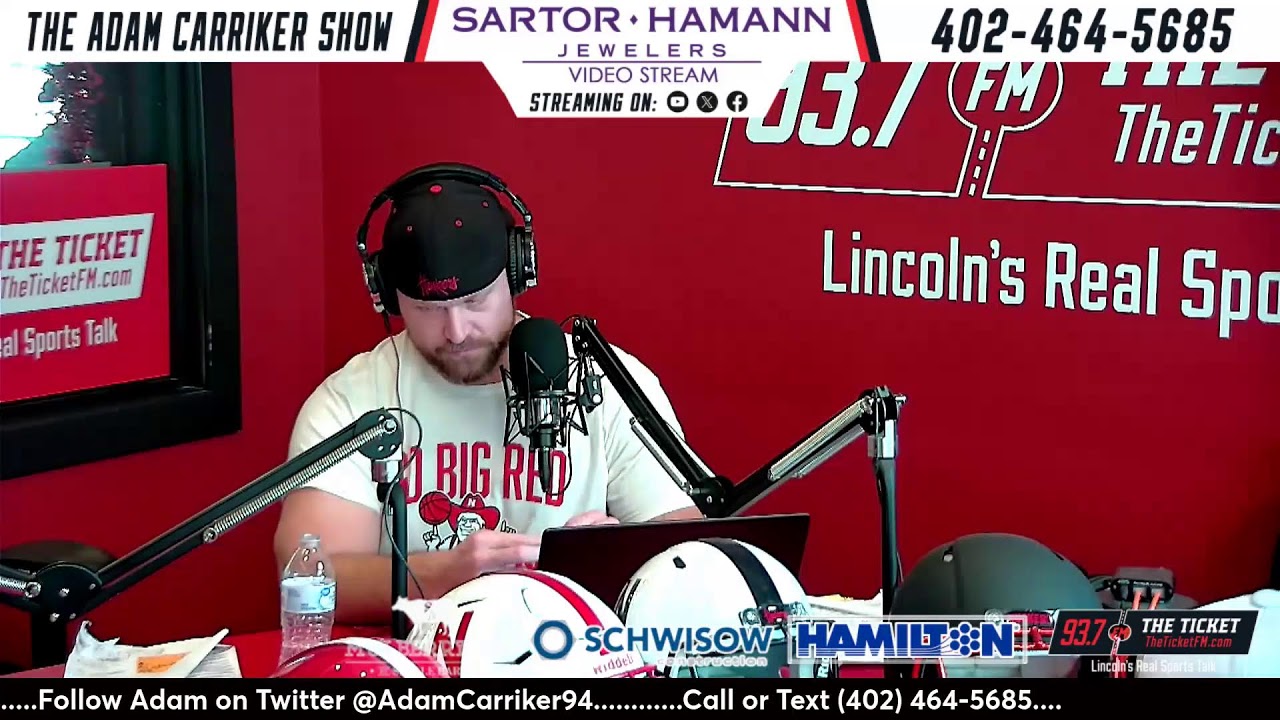 No. 7 HUSKER Basketball's HUGE GAME & Football Updates! | The Adam Carriker Show