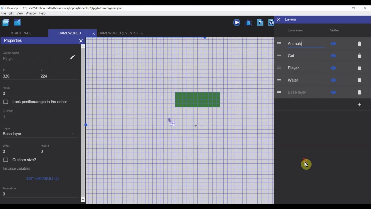 Gdevelop 5 Rpg Tutorial Part 1 Setup