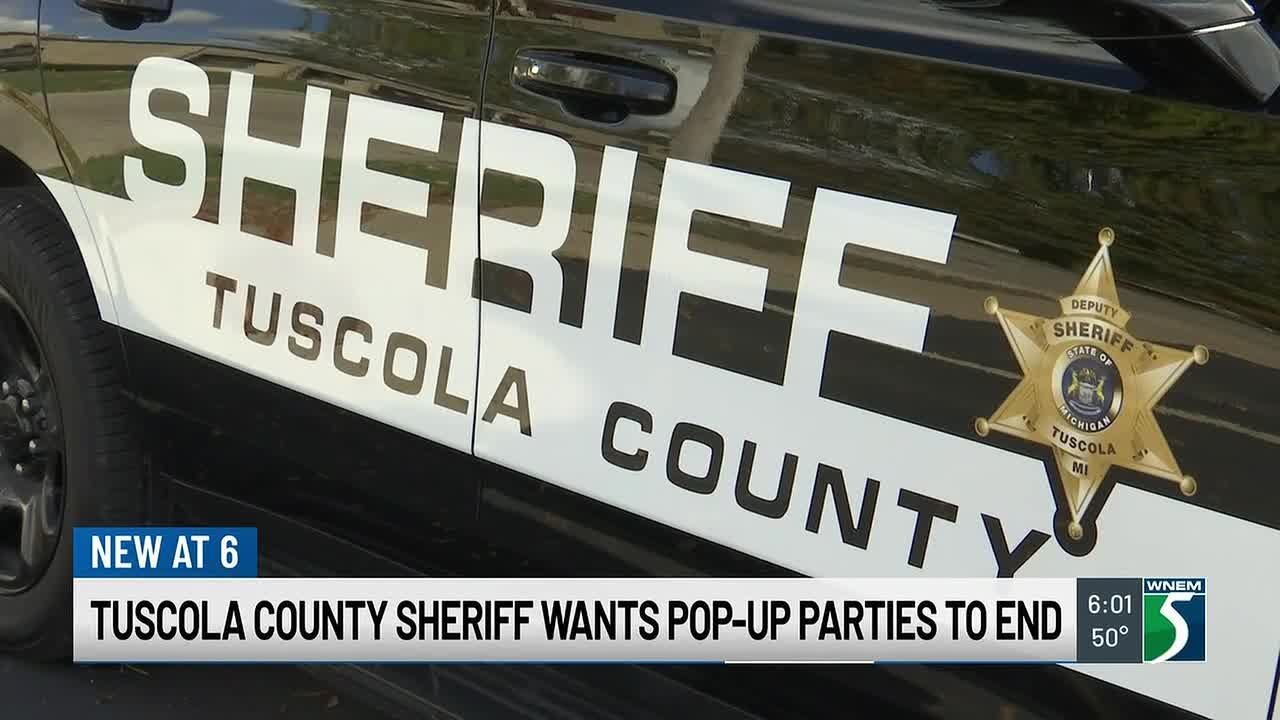 Tuscola Co. Sheriff: Pop-up parties will eventually get someone killed
