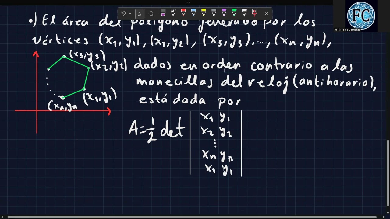 Geometría Analítica Preuniversitaria - 7 Perímetro y área de polígonos