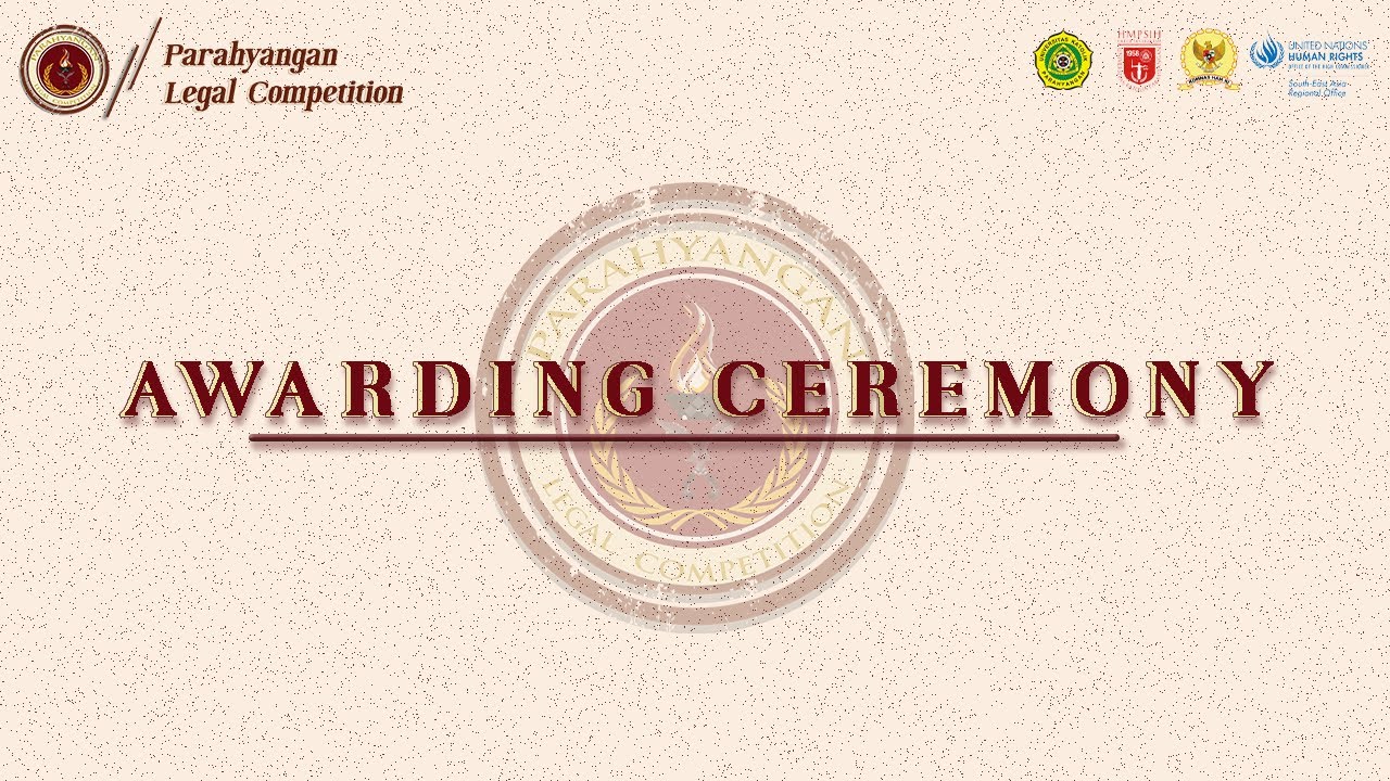Awarding Ceremony Parahyangan Legal Competition 2021