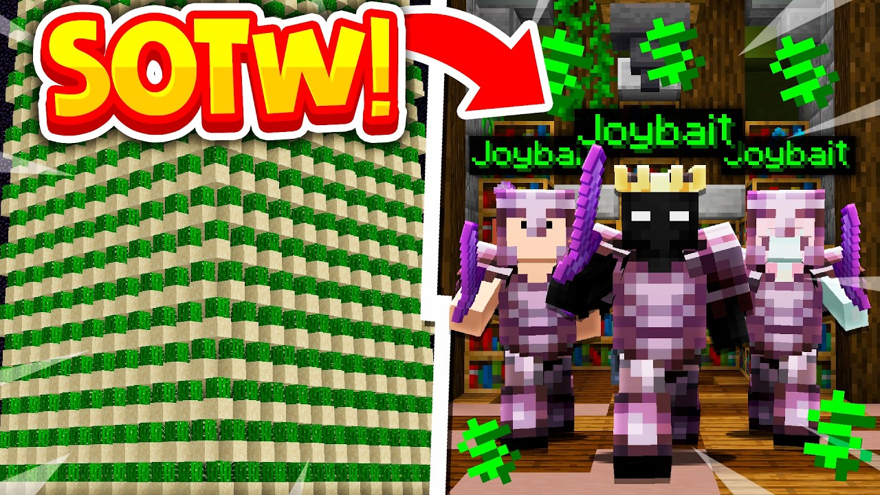 ВСТУПАЙТЕ В *СЛУЧАЙНУЮ* НОВУЮ ФРАКЦИЮ В MINECRAFT НА ИГРЕ SOTW..! (ПЕРВЫЕ 24 ЧАСА)