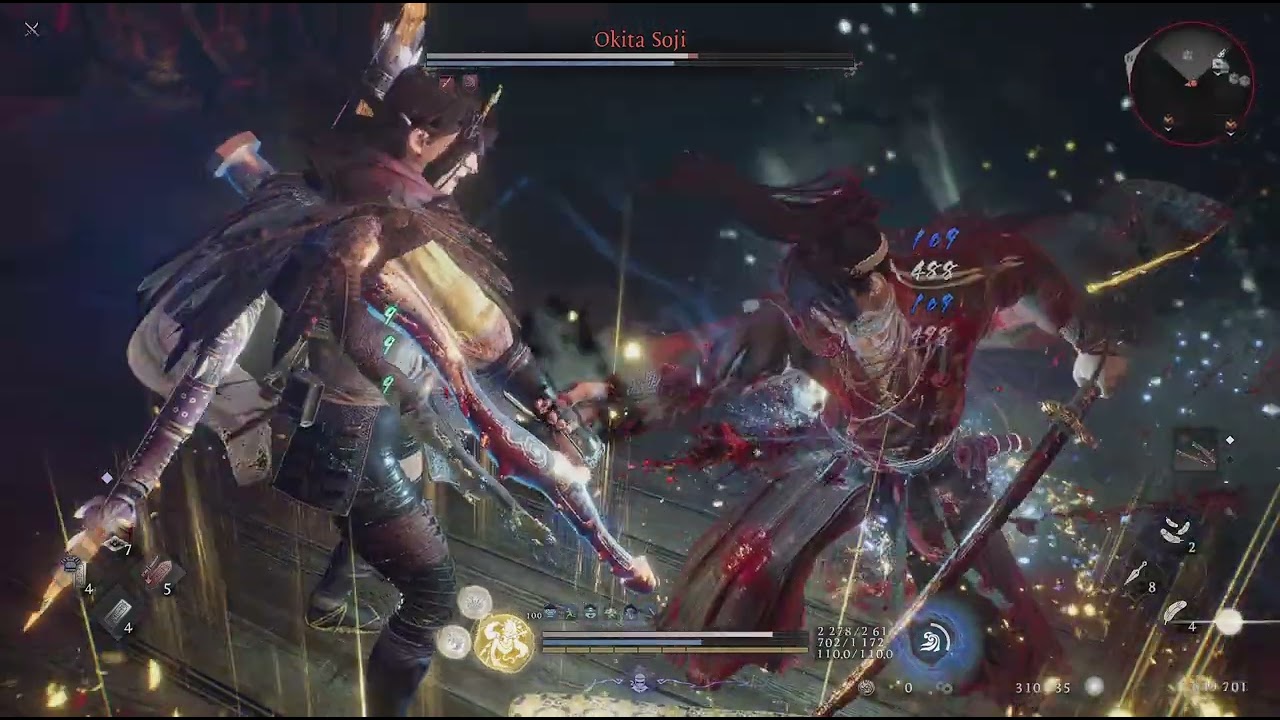 Nioh 3 Okita Soji boss fight