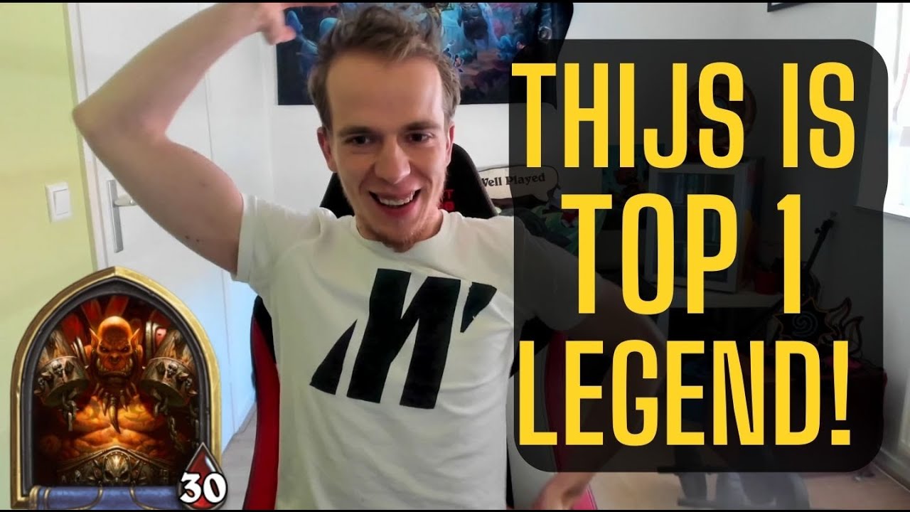 THIJS IS TOP 1 LEGEND! CONTROL WARRIOR FOR THE WIN!