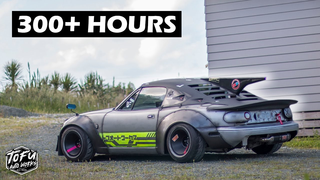 Building a Custom Miata Fastback in 10 Minutes!