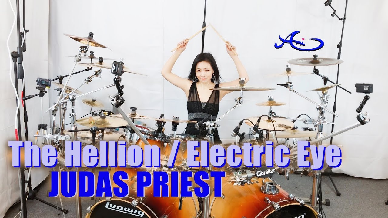 Judas Priest - The Hellion/Electric Eye drum cover by Ami Kim (#73)