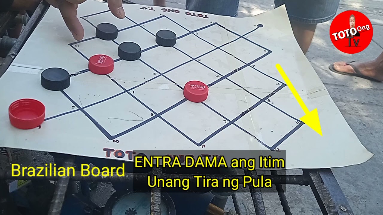 Dama puzzle Entra Dama Partida|Bangka Panalo with Solution