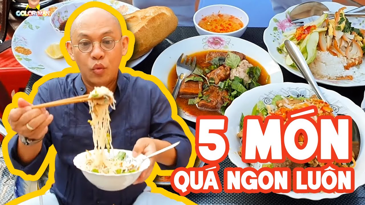 Food For Good #438: Trợn trắng chén sạch 5 món ăn sáng tại food court sân chùa Ông Bắc Long Xuyên