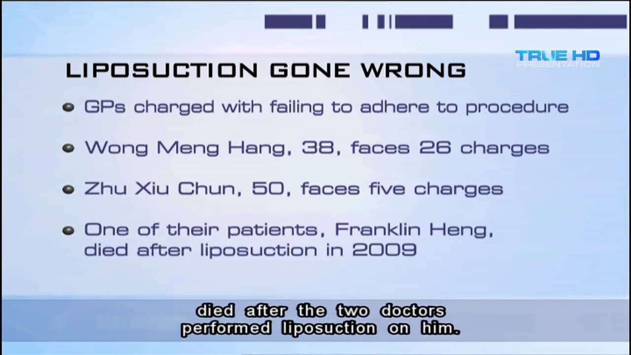 Liposuction went wrong - 13Nov2013