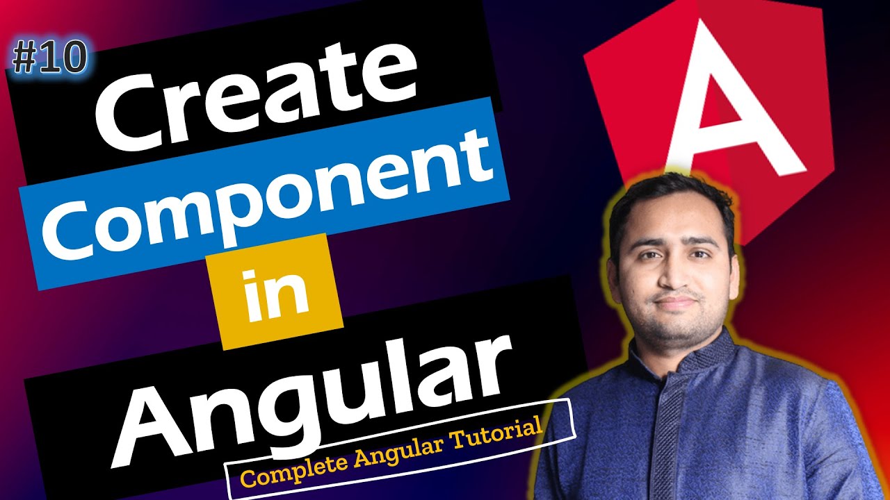 How to create component in angular | Creating first component in Angular | Angular Tutorial