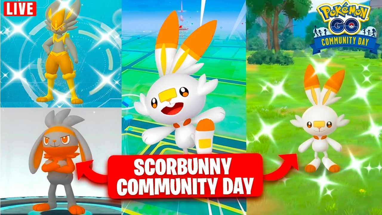Scorbunny Community DAY | Shiny Hunt  | Rajlife