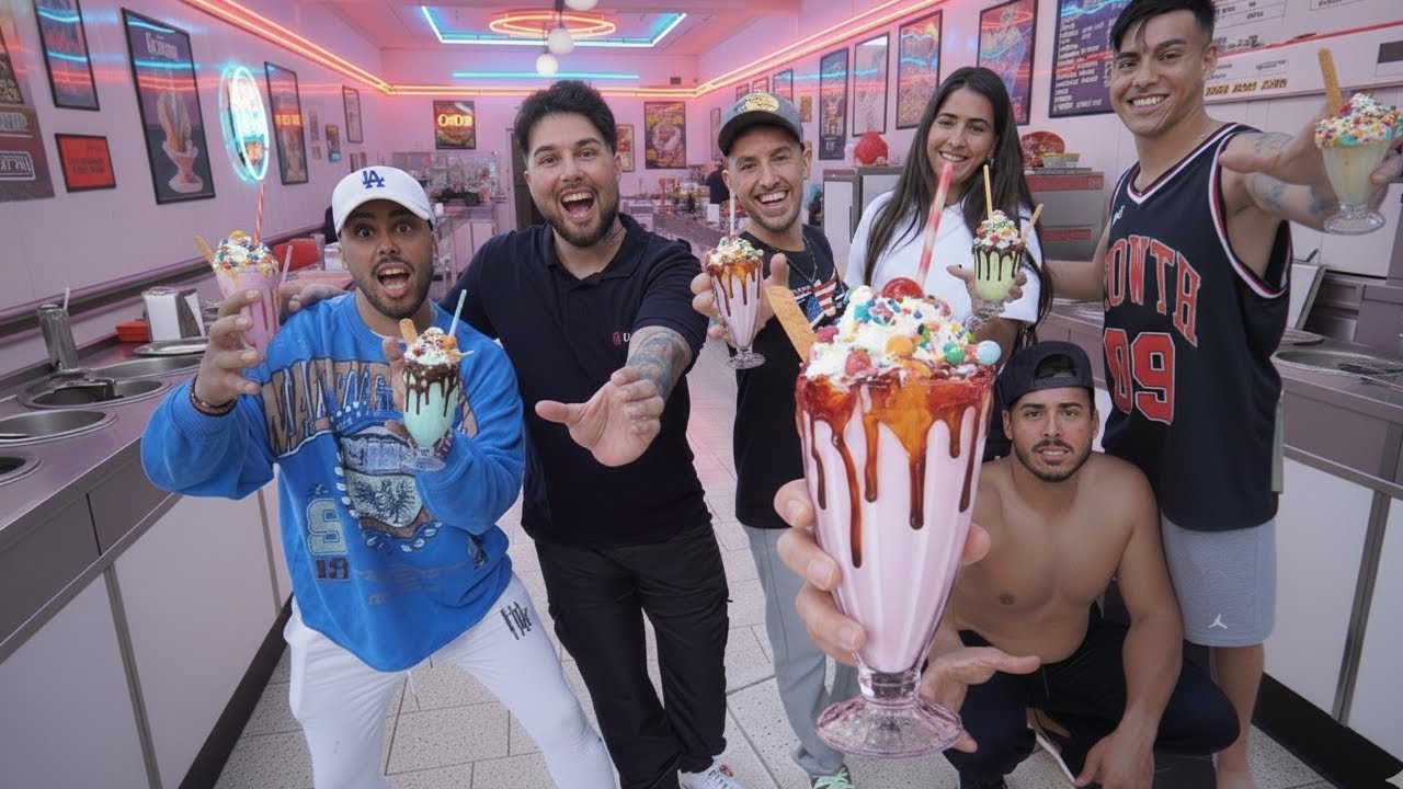 ENCHI A PAN&Ccedil;A DOS MEUS AMIGOS COM MILK SHAKE  🍧🍦