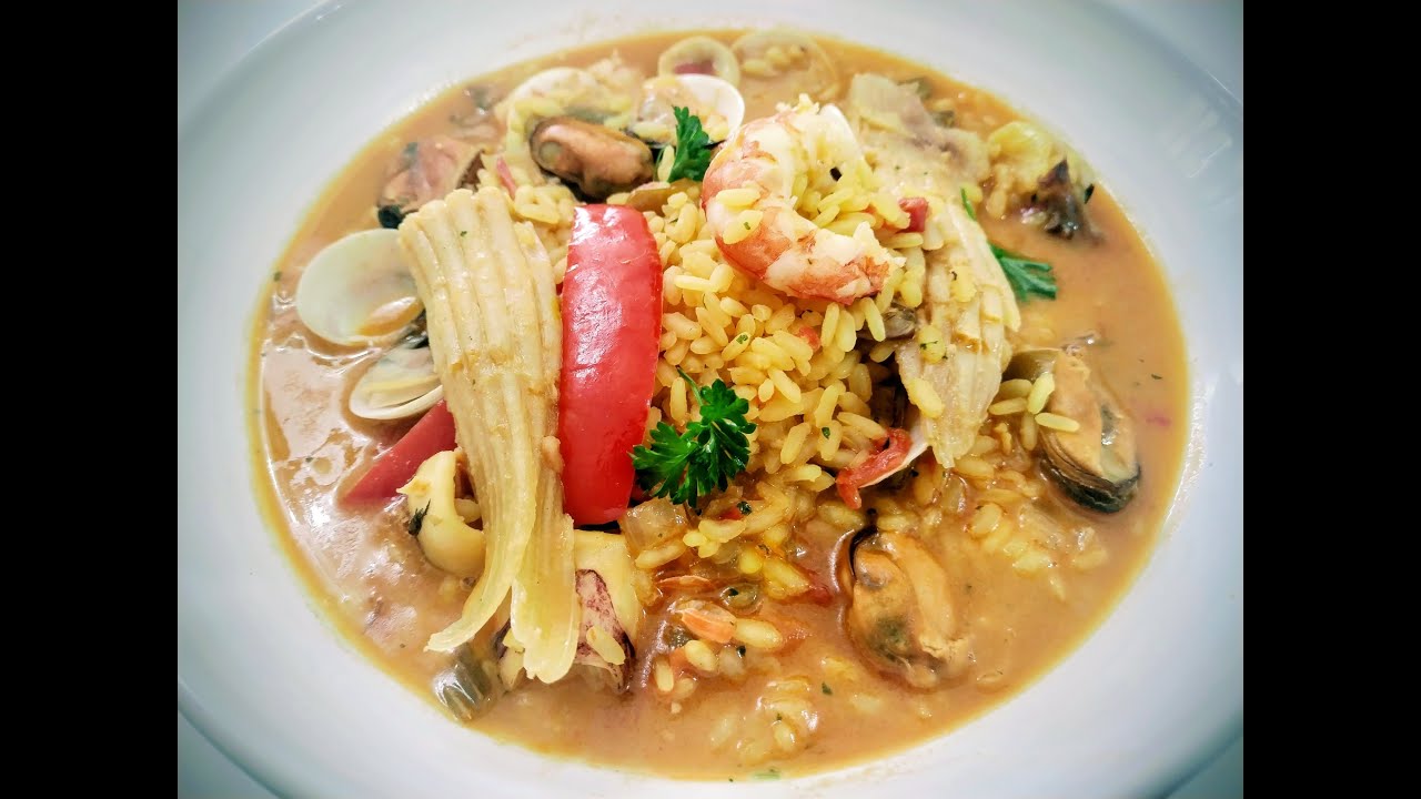Deliciosa receta de arroz meloso de raya 😋👌 (arroz de pescado)