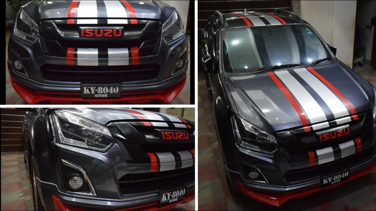 Isuzu D-Max - Sports Stripes - Paint Protection Film (TPU Grade) - Full Wrap!!!