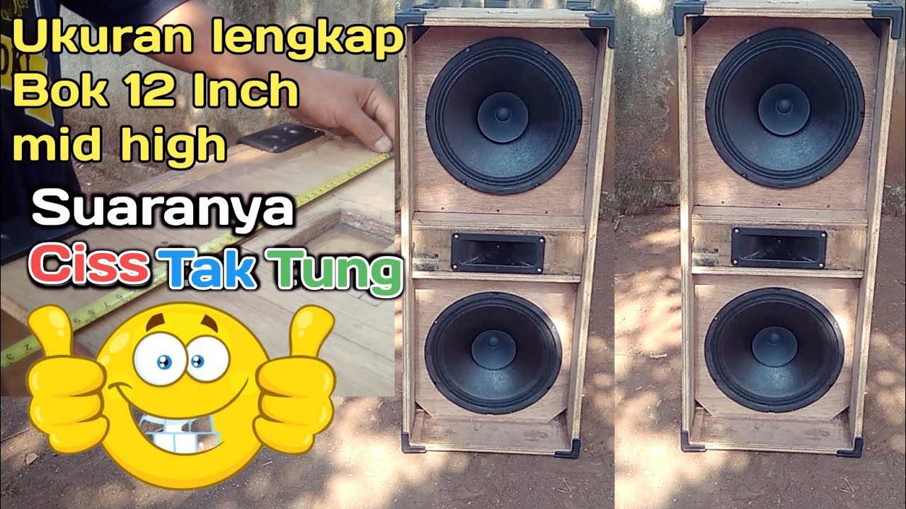 Skema box speaker mid high 12 inch + tweeter