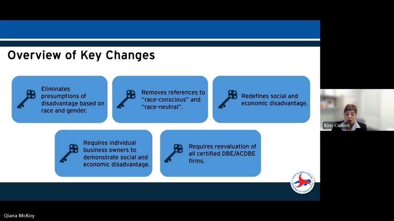 N.C. Department of Transportation: Moving Forward Together DBE Workshop  (Nov. 12, 2025)