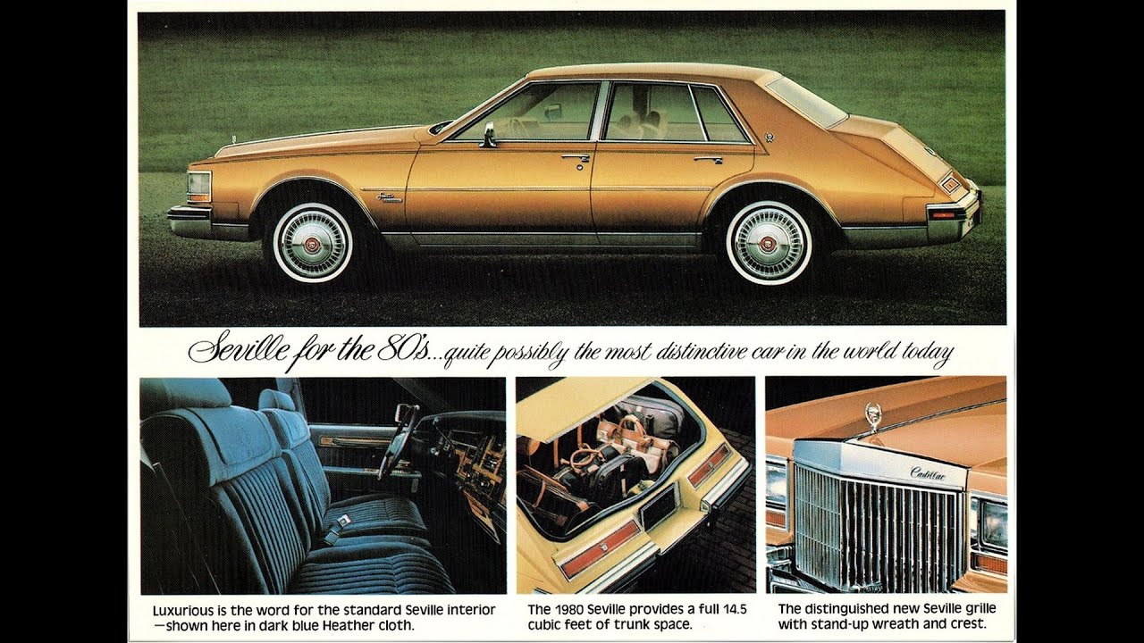 Cadillac Seville 1980 года: Смелый, роскошный автомобиль с пышной задней частью, икона 80-х | Пол...
