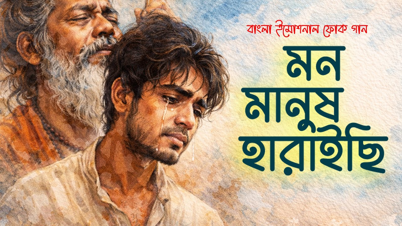 মন মানুষ হারাইছি | Sad Folk Song | Mon Manush Haraichi | Emotional Voice | Bengali Folk Song 2026
