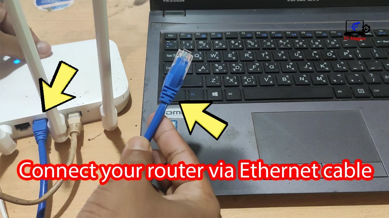 Как подключить ноутбук к роутеру с помощью кабеля Ethernet
