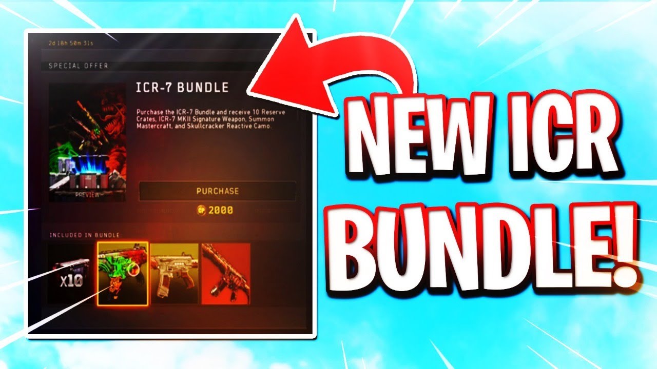 *NEW* ICR-7 BUNDLE IN BLACK OPS 4! NEW BO4 UPDATE 1.17! BO4 LIVE w/ @Doublevipers