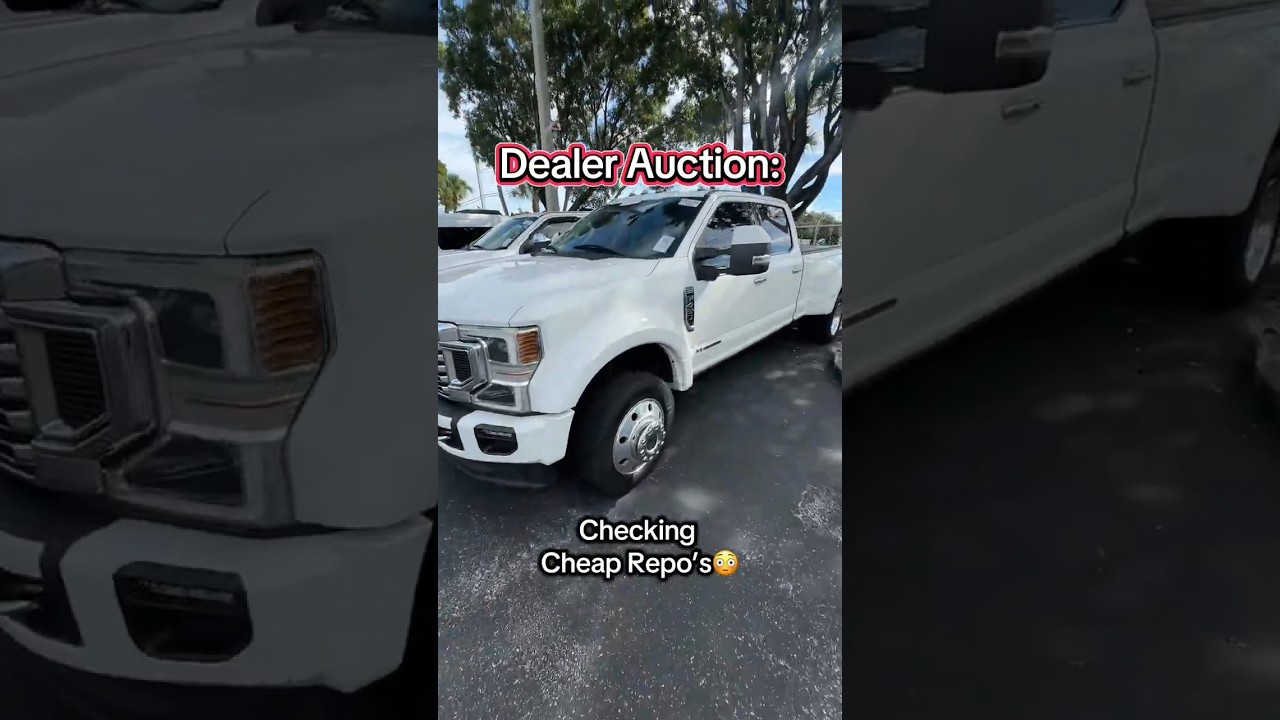 How Cheap Can You Buy a Ford F450 Dually at Dealer Auctions? 🤯