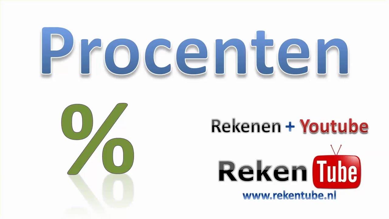Uitleg procenten
