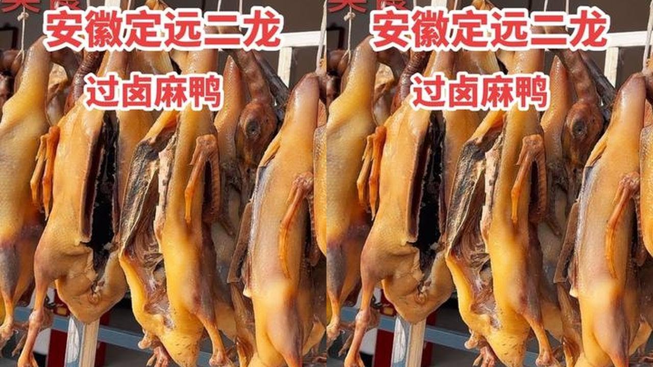 安徽定远二龙过卤麻鸭，满院飘香 安徽定远二龙过卤麻鸭，满院飘香#安徽定远