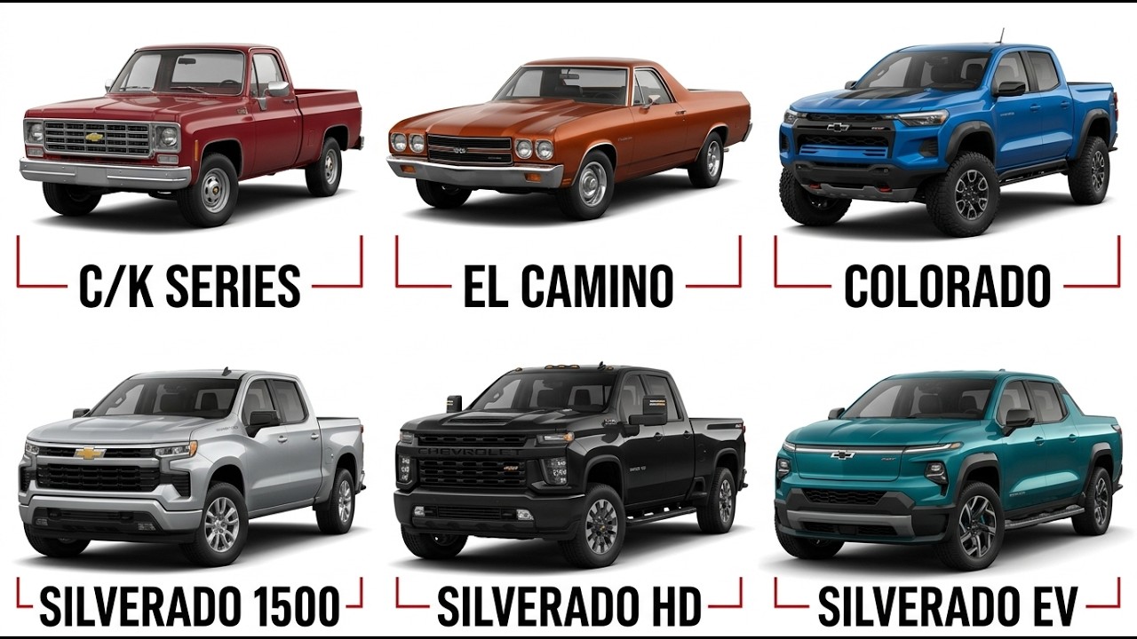 Все типы грузовиков Chevrolet: объяснение за 18 минут