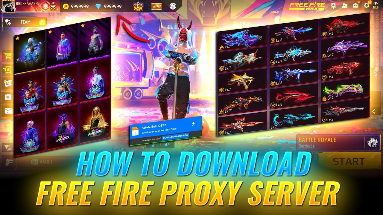 How To Dowmload Free Fire Proxy Server || Free Fire Proxy Server Download Kaise Kare