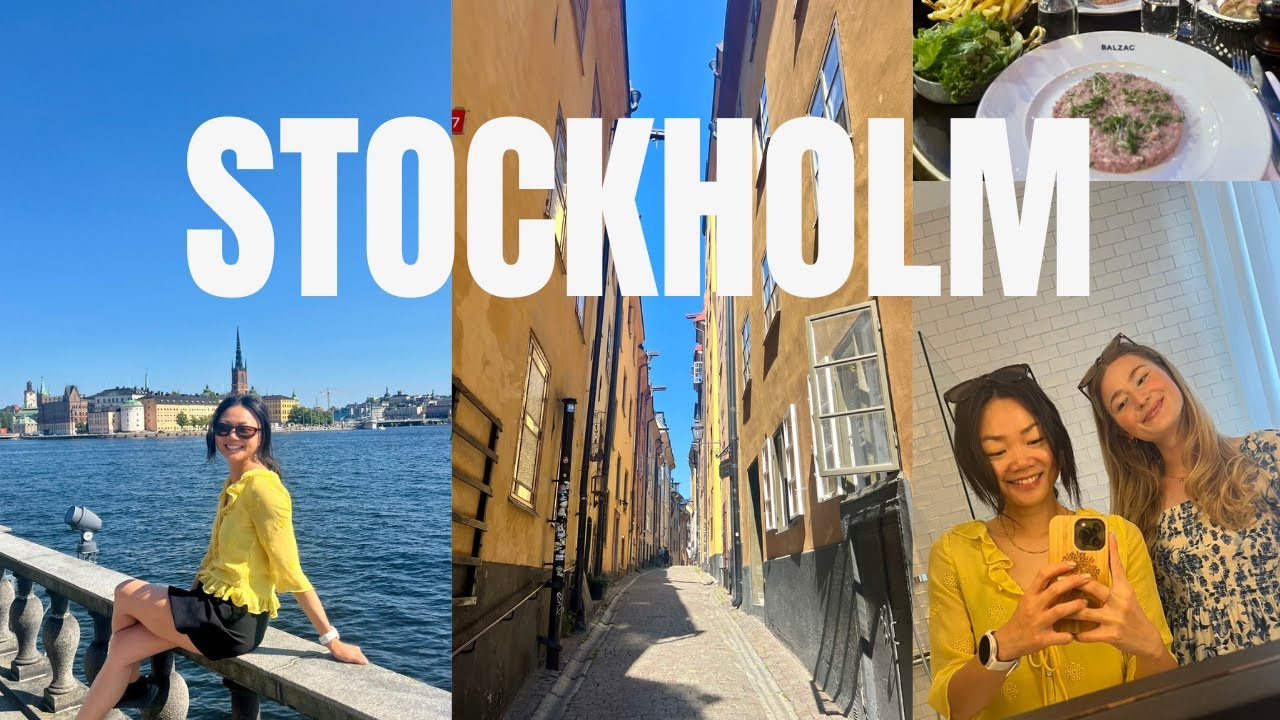 🇸🇪 Stockholm Weekend Vlog | 30°C Summer, Food & City Walks in Sweden’s Capital