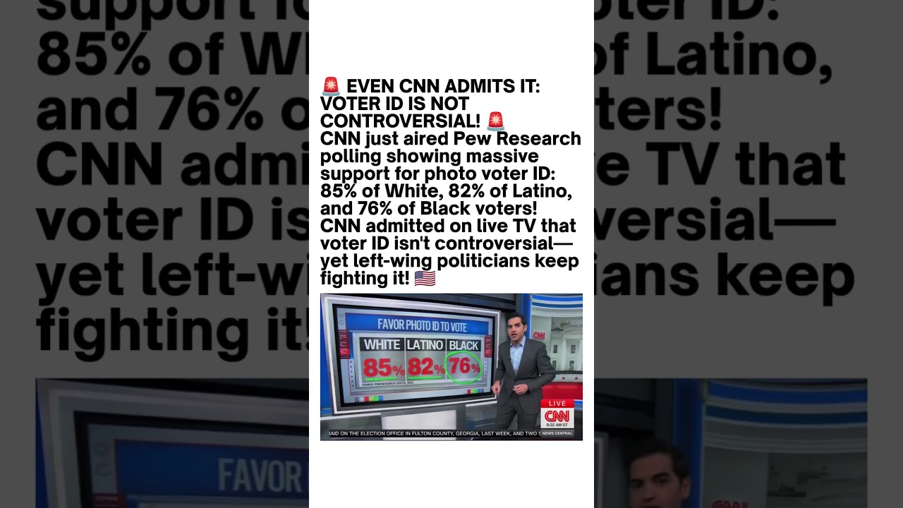 CNN Highlights Voter ID Poll Results 🚨