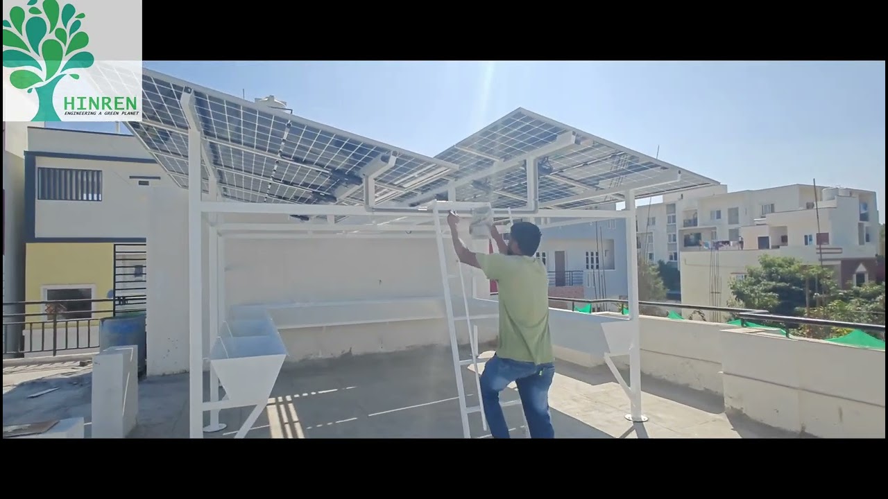 Rooftop Solar Panel Layouts with inter row spacing