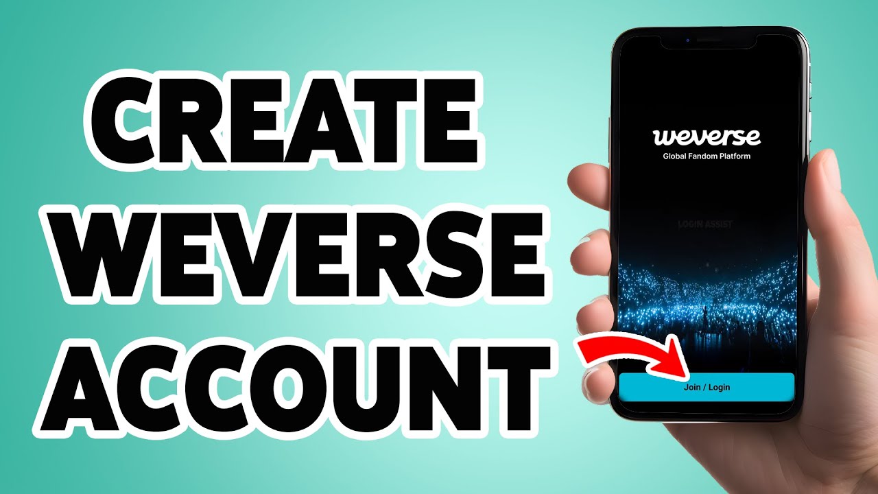 Создание аккаунта Weverse | Регистрация аккаунта в приложении Weverse, руководство по регистрации...