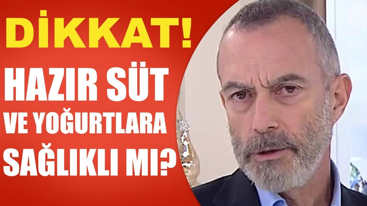 Günde ne kadar süt içmeli? Hazır yoğurt sağlık mı? / Prof.Dr. Taner Damcı