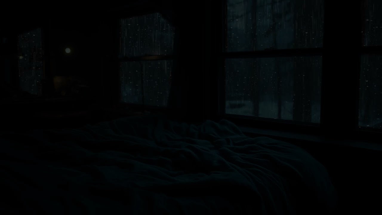 Rainy Night by the Window – Soothing Rain Sounds for Sleeping & Relaxation