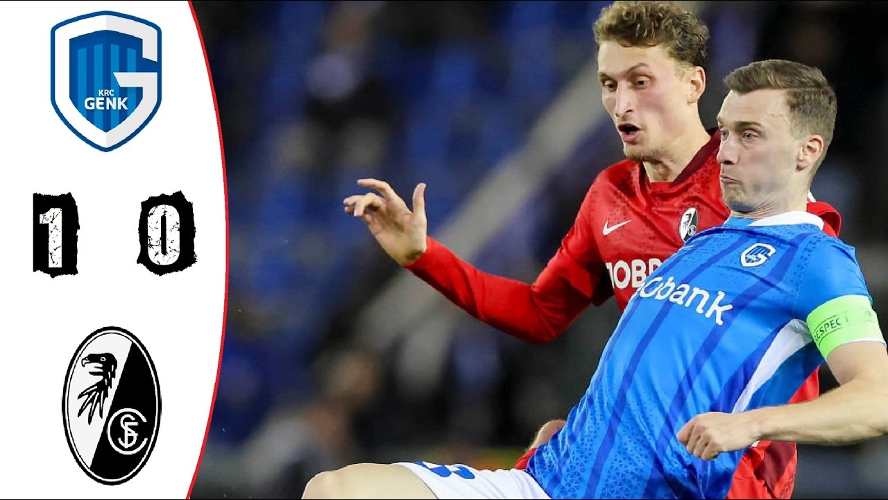KRC Genk vs SC Freiburg 1-0 Highlights | UEFA Europa League  - 2025/2026