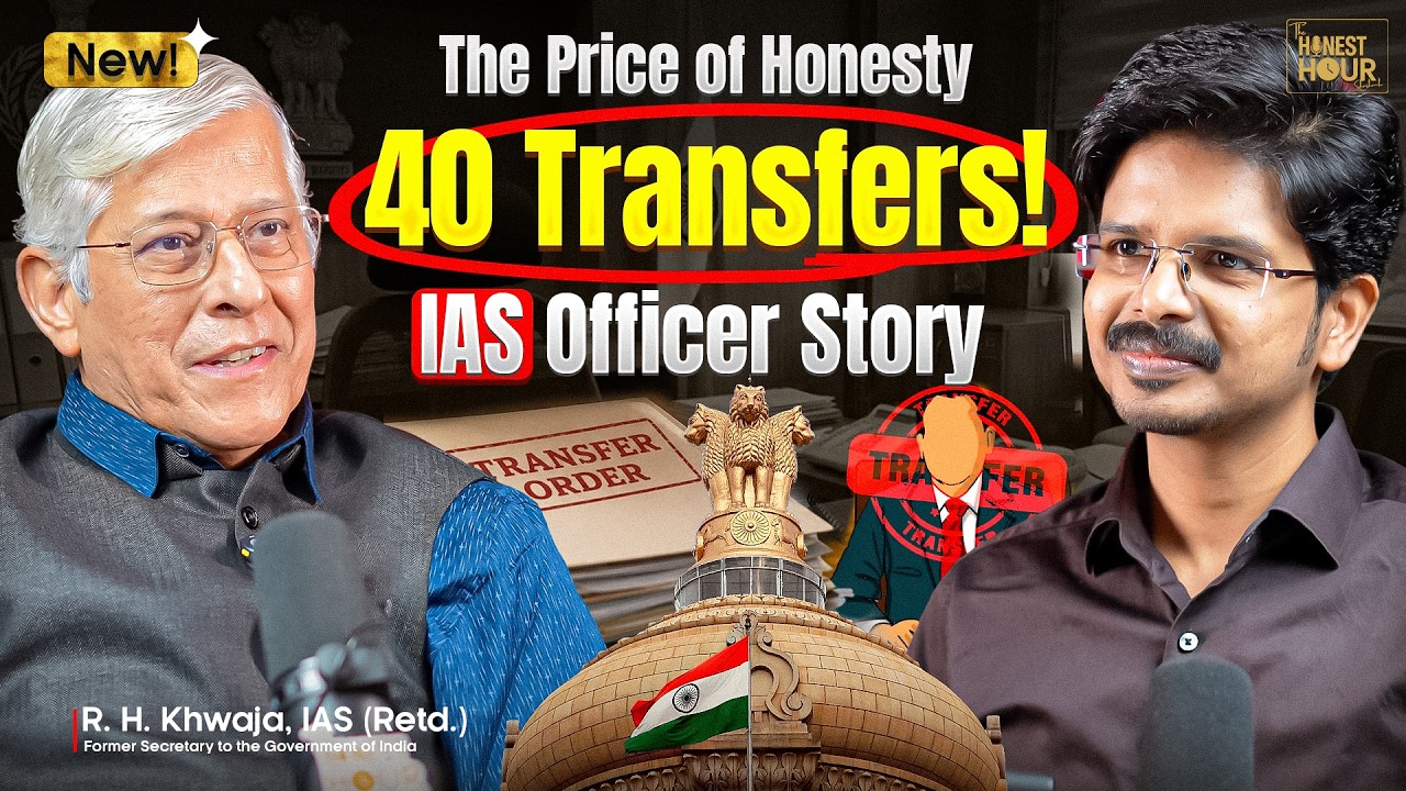 The Telangana IAS Officer Who Never Compromised | Rtd.IAS  R H Khwaja | Honest Hour